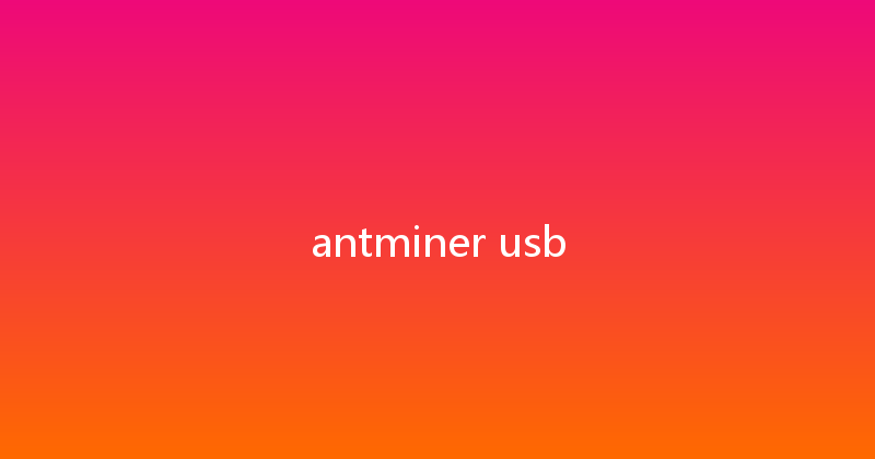 antminer usb 
